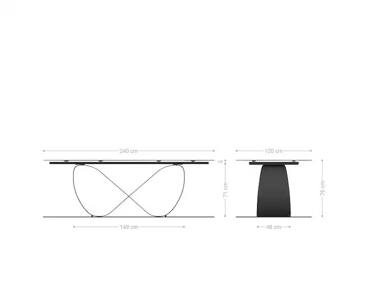 Tavoli: Atemberaubender Keramik Esstisch 240x120cm – Nuovo (secondo la descrizione) da Rümlang venduto da dga_vhv6 6