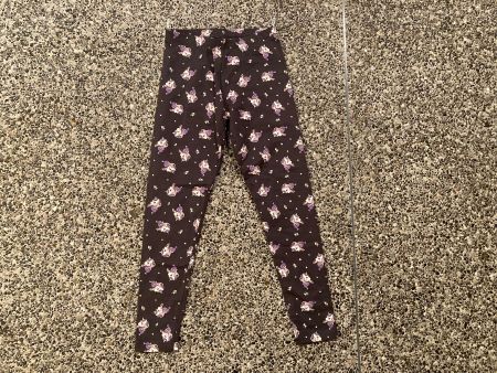 Leggings gefüttert / Thermoleggings Einhorn Gr. 140