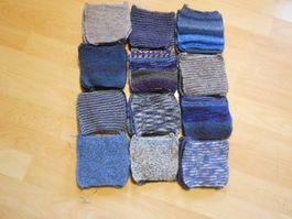 70 Strickblätzli für Wolldecke, Jacke ect. Meeresrauschen