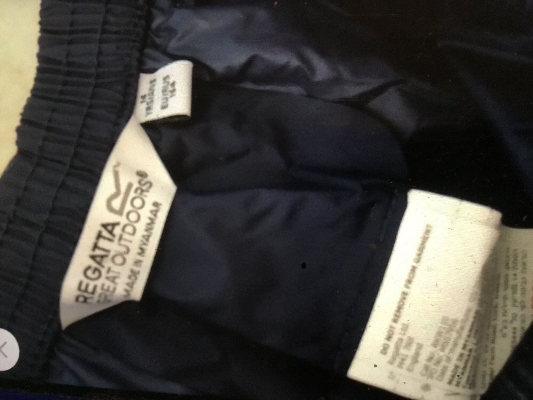 Pantaloni: Neue Regatta Packable Regenhose Gr.128 – Nuovo e nell'imballaggio originale da Obergerlafingen venduto da cabo4 2
