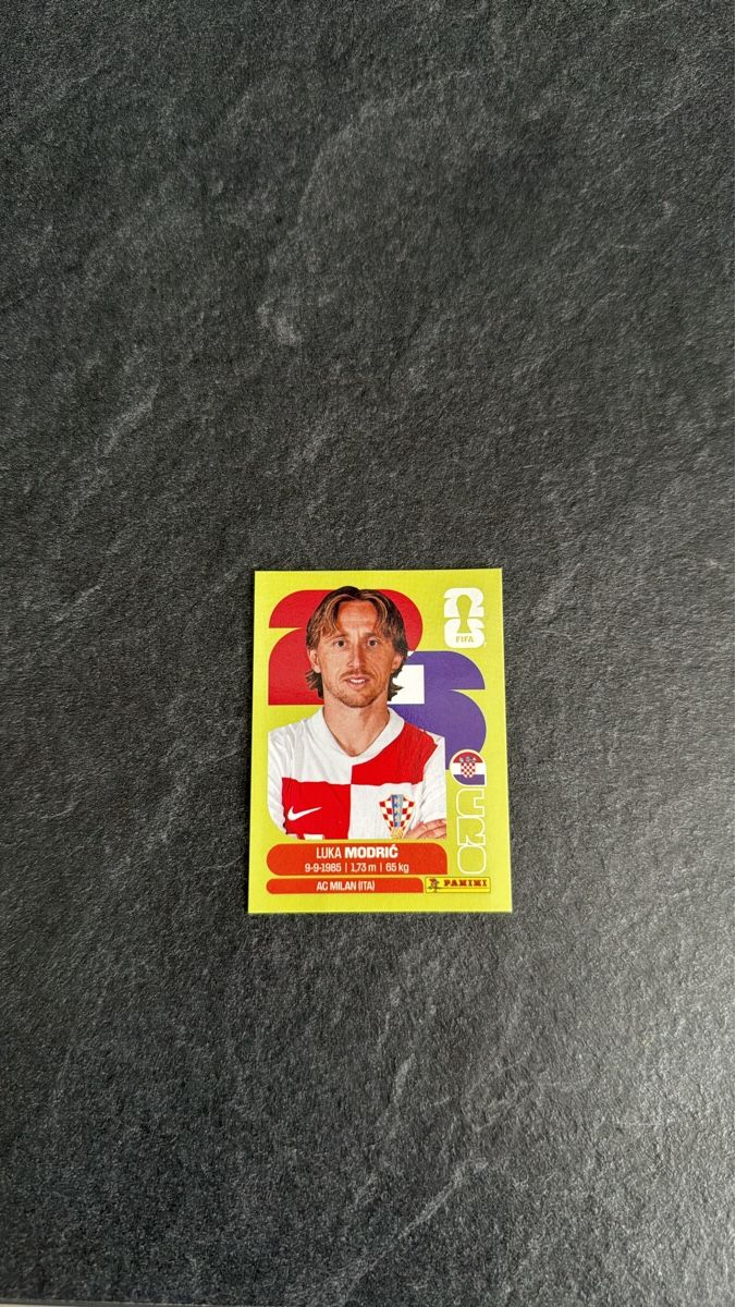 Panini Carte collezionabili: Panini Sticker 2026 CRO 9 Luka Modric – Usato da Haag (Rheintal) venduto da Fausch1993