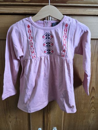 Langärmeliges Mädchenkleid von babyface Gr. 92 neu
