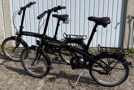 Zwei Falträder Climber schwarz 20 Zoll guter Zustand