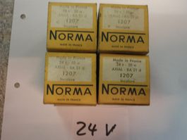 Glühlampe , 24 Volt  50 Watt ,  antik ,  ( 4 Stück )