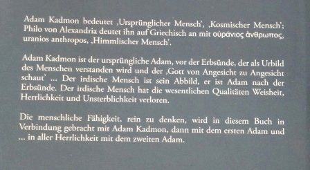 Bücher: Adam Kadmon – Neu und originalverpackt aus Mauren von Yeelen 3