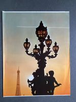 Original Vintage Poster - Paris: Blick auf den Eiffelturm