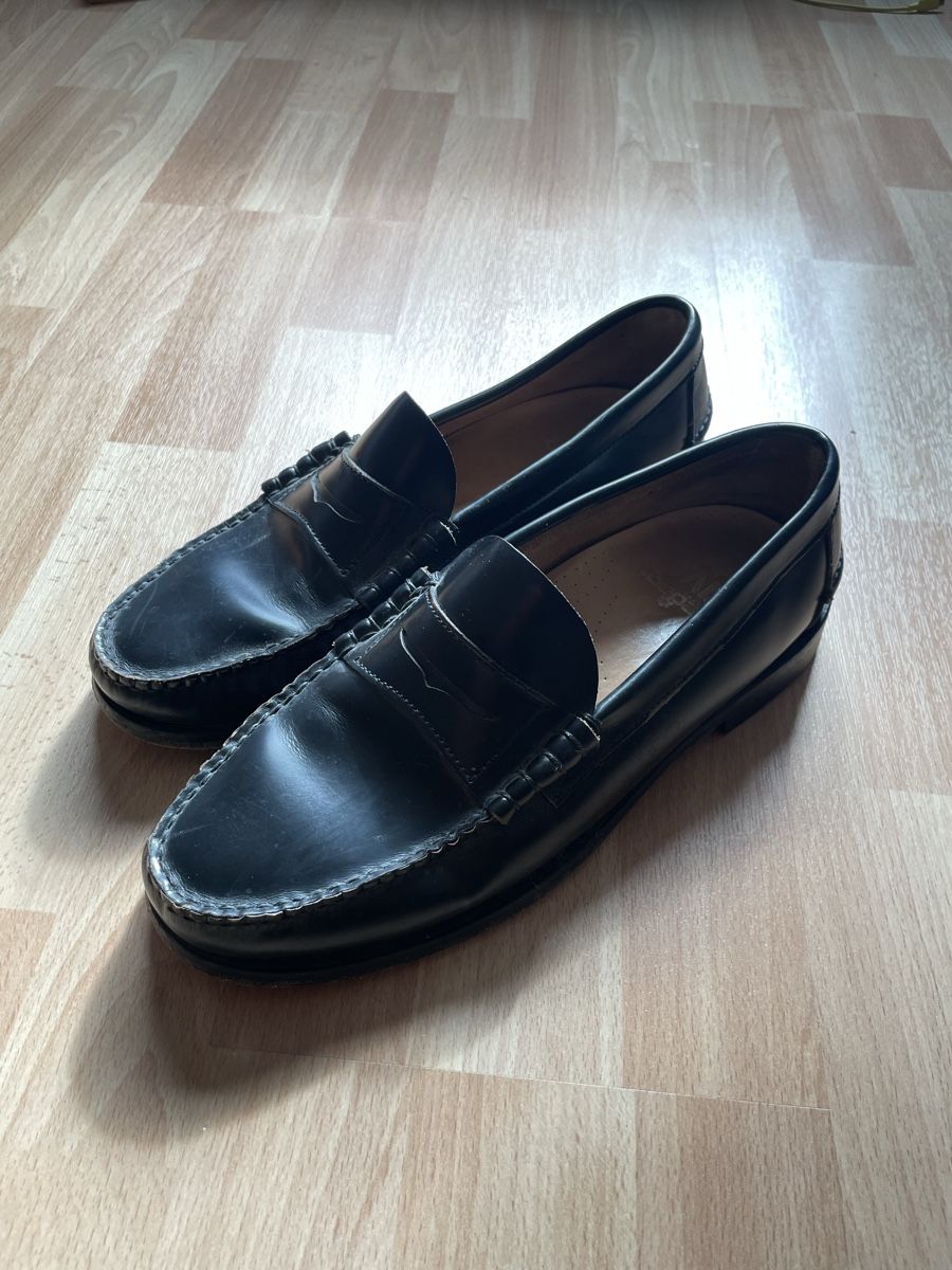 Scarpe da uomo: Black Pielsa Penny Loafers, Size 9 – Usato da Zürich venduto da Rollladen 1