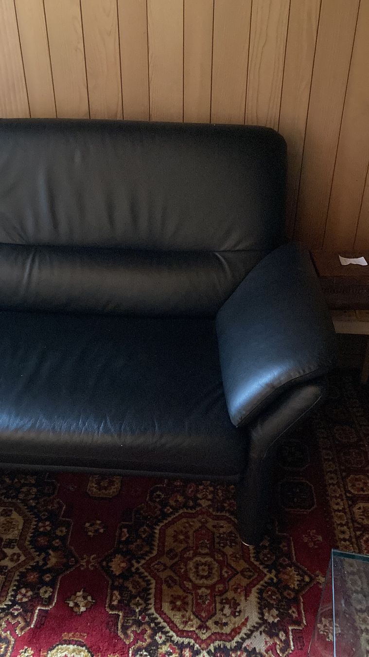 Divani: Schweizer Qualität: Ledersofa Grimsel 2.5 Plätzer – Usato da Cham venduto da VeCha 3