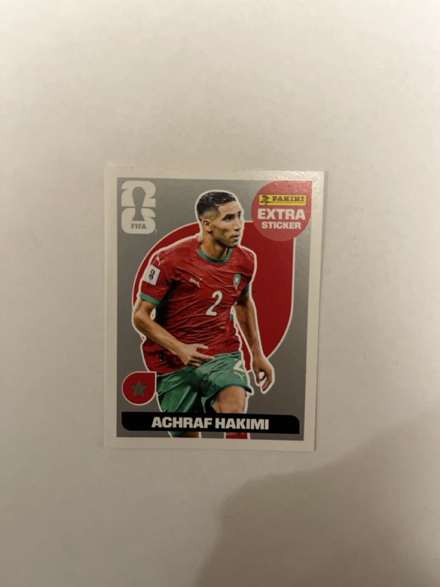Panini Carte collezionabili: Panini World Cup 2026 Extra Sticker- Achraf Hakimi Silver – Usato da Winterthur venduto da fla_hwg8