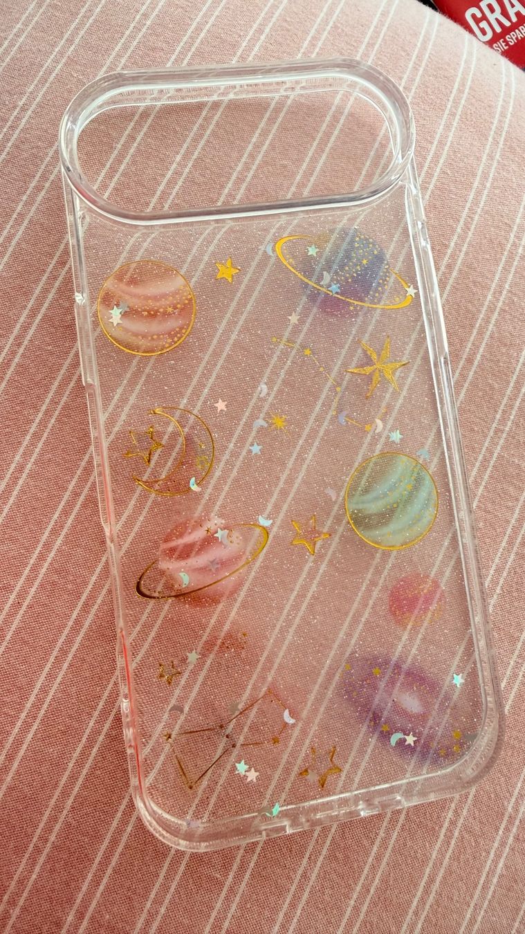 Cover & Protezioni schermo: iPhone Air silicone case planets glitter – Nuovo (secondo la descrizione) da Frauenfeld venduto da Vanityroom