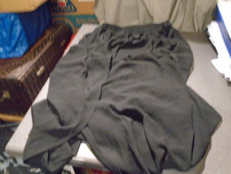 Jupes Grösse XS, Shein, schwarz/lang/durchsichtig