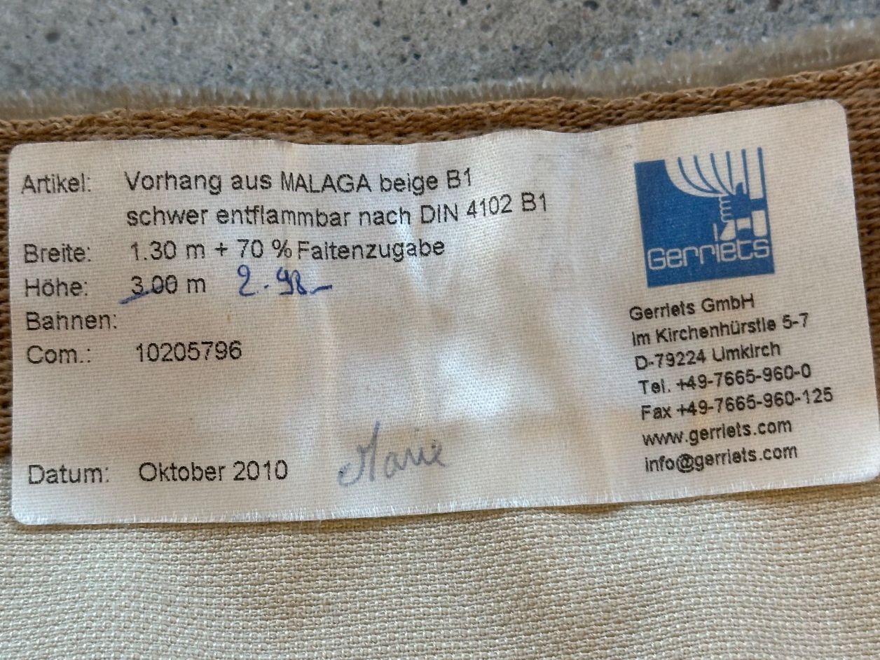 Tende: VORHANG - BÜHNEN VELOUR #5 – Usato da Zürich venduto da NIKI777 9
