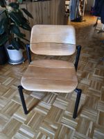 Chaise Martin Stoll vintage bois et métal