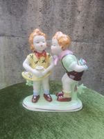 Alte Porzellanfiguren, Kuss-Szene, Vintage Dekoration!