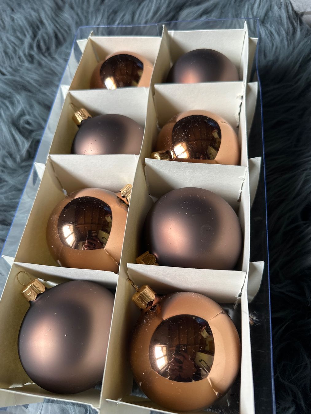Tutte le decorazioni: 8x Weihnachtskugeln Braun glänzend & matt Christbaumschmuck – Nuovo (secondo la descrizione) da Wangen SZ venduto da Jaay_Sky 1