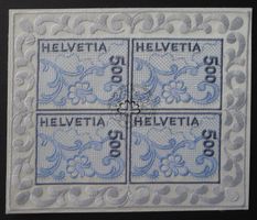 Nr. 999, Stickereiblock Ersttag, NABA 2000 St.Gallen