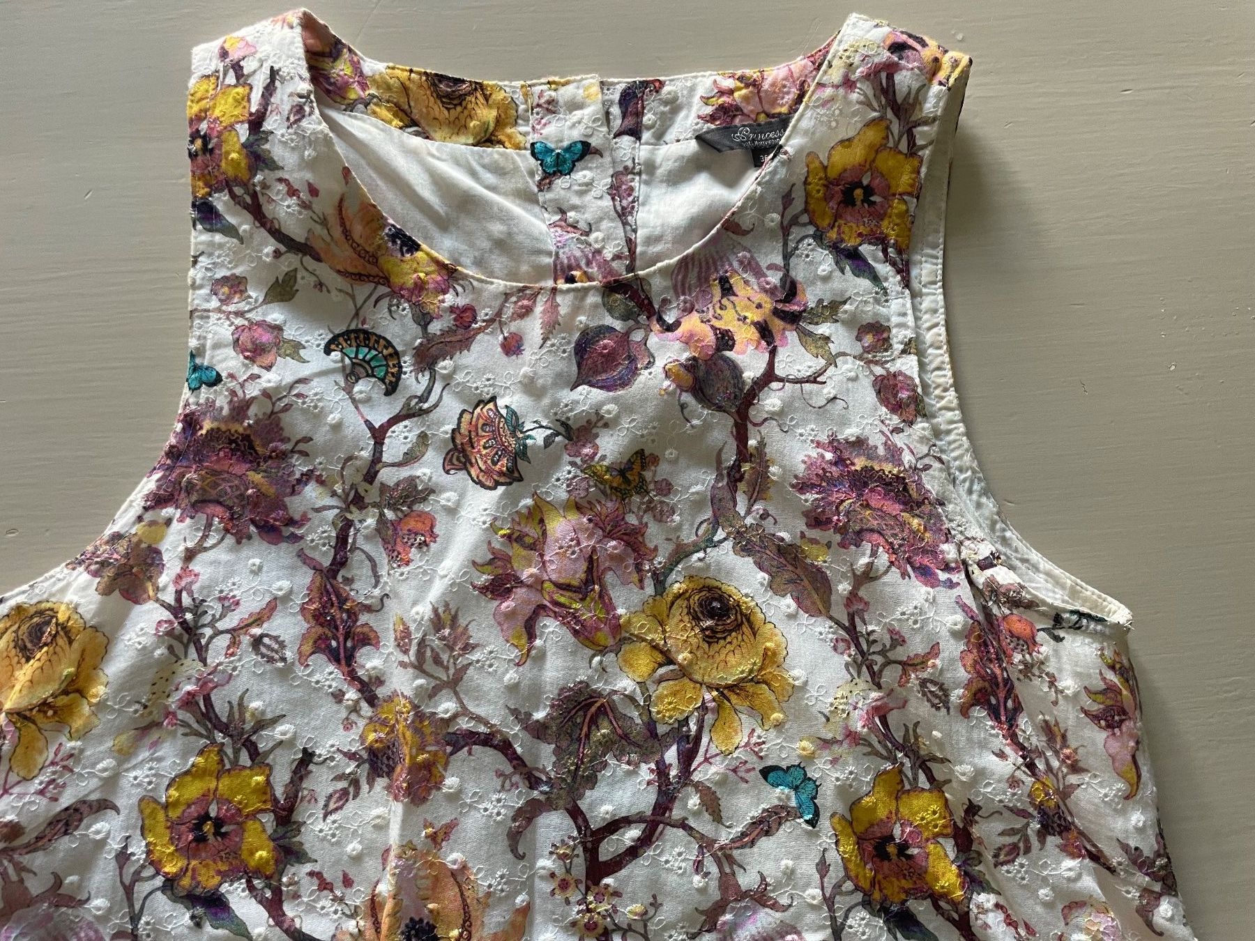 Princess goes hollywood Vestiti: Robe courte, imprimé floral blanc, taille 36 – Usato da Trelex venduto da fle_dqj6 3