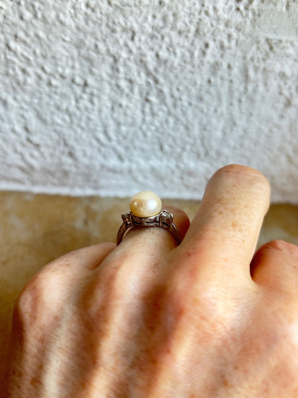 Anelli: Elegante Vintage Perlenring  (55/17.5) – Usato da Laufen venduto da Bellavitaboom 4