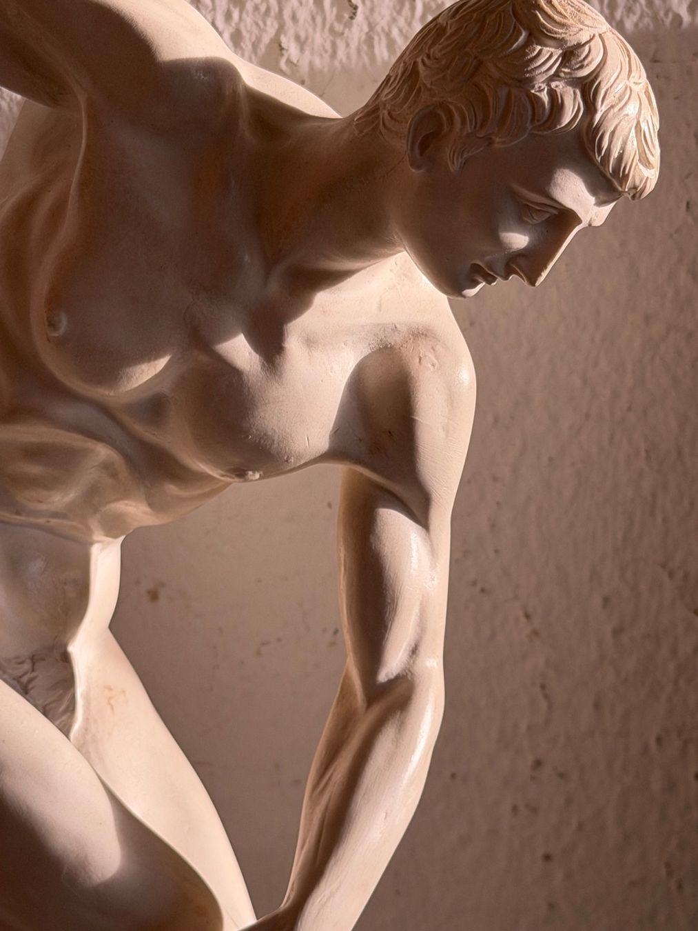 Sculture & Statue: Weiße dekorative Figur des klassischen Discobolus – Usato da Basel venduto da PAUL_ART 6