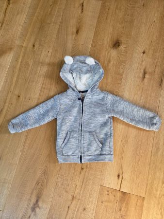 Flauschige Übergangsjacke Gr. 86