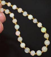 Armband L-8231 – Äthiopische Welo Opal Kugeln ca.3,5-6mm 19+