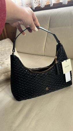 CK Pleated Shoulder Bag