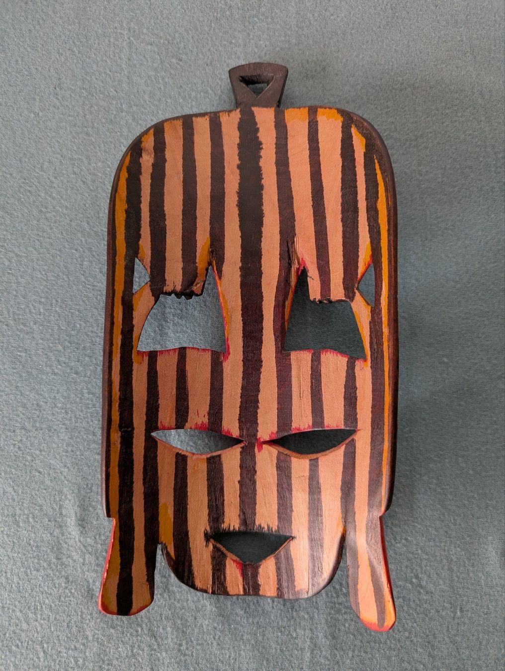 Internationale Kunst: Afrikanische Holzmaske, Deko ca 25cm, Top Zustand – Neu (gemäss Beschreibung) aus Goldingen von YouAreMySunshine 1