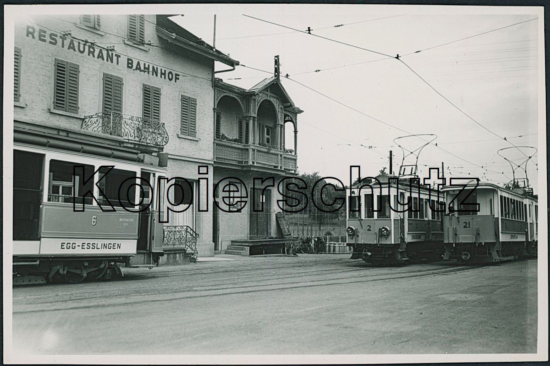 Cartoline postali: ZH Esslingen - Bahnhof - Bahn FB – Nuovo (secondo la descrizione) da Schindellegi venduto da Jonathan77