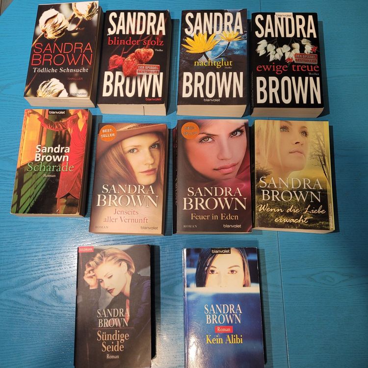 Sandra Brown Auswahl 3 Fr. pro Buch (Gebraucht) in SCHÜBELBACH