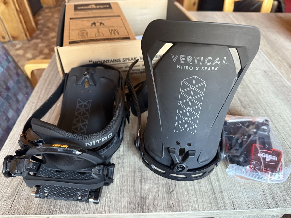 Snowboard Nitro Bindungen: Splitboard bindung neu Spark Nitro Vertical L – Neu und originalverpackt aus Rueras von rider77 1
