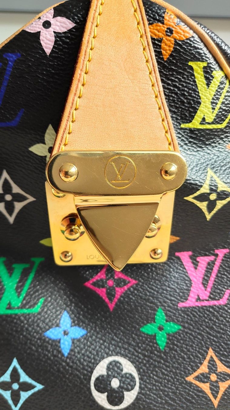 Louis Vuitton Borse: Louis Vuitton Multicolor Speedy 30 schwarz – Usato da Meilen venduto da Aphrodite87 6