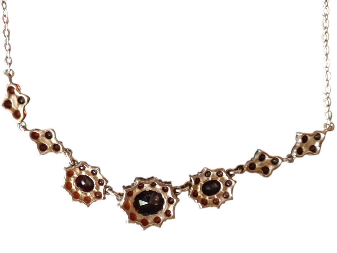 Catenine: antikes Collier Granate – Usato da Mörschwil venduto da antiksalon21 7