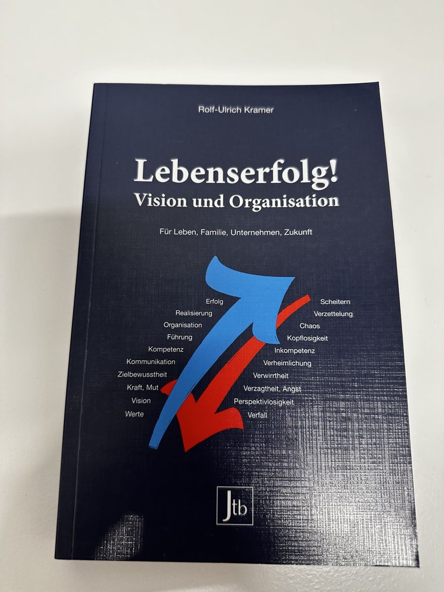 Bücher: Lebenserfolg Vision und Organisation Buch von Kramer – Gebraucht aus Eglisau von Brewster1