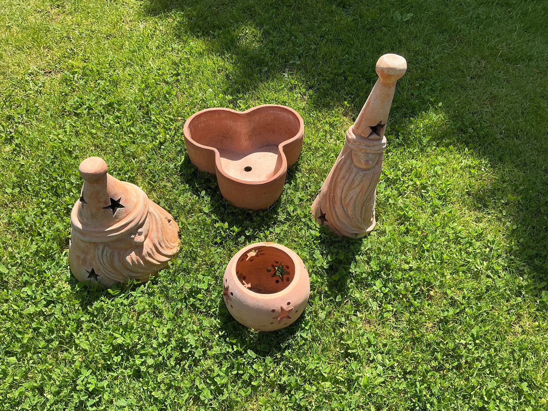 Tutte le decorazioni: Gartendeko, 4-teiliges Set, Terrakotta, – Usato da Jona venduto da Jancy60