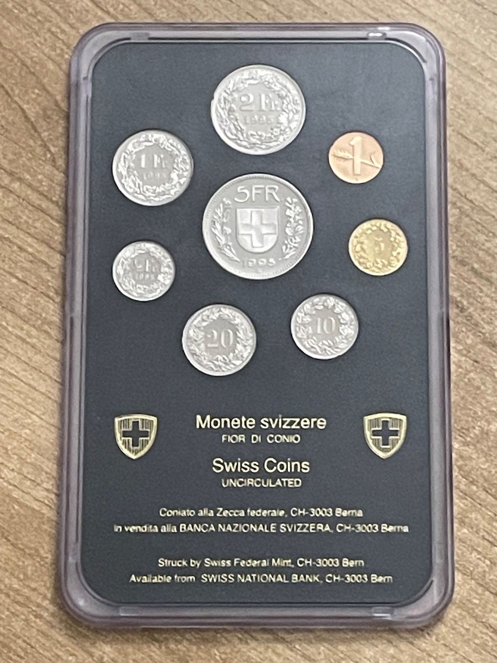 Tutti le monete: Münzsatz Schweiz 1995 Stgl – Nuovo e nell'imballaggio originale da Schlossrued venduto da Tkanada