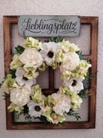 🌞Tür- Wand- Fenster Kranz 48cm Hortensien
