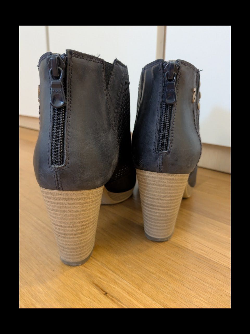Scarpe da donna: Nero Giardini Ankleboots, Blau, Leider, Gr38 – Usato da Wettingen venduto da wettingen23 3