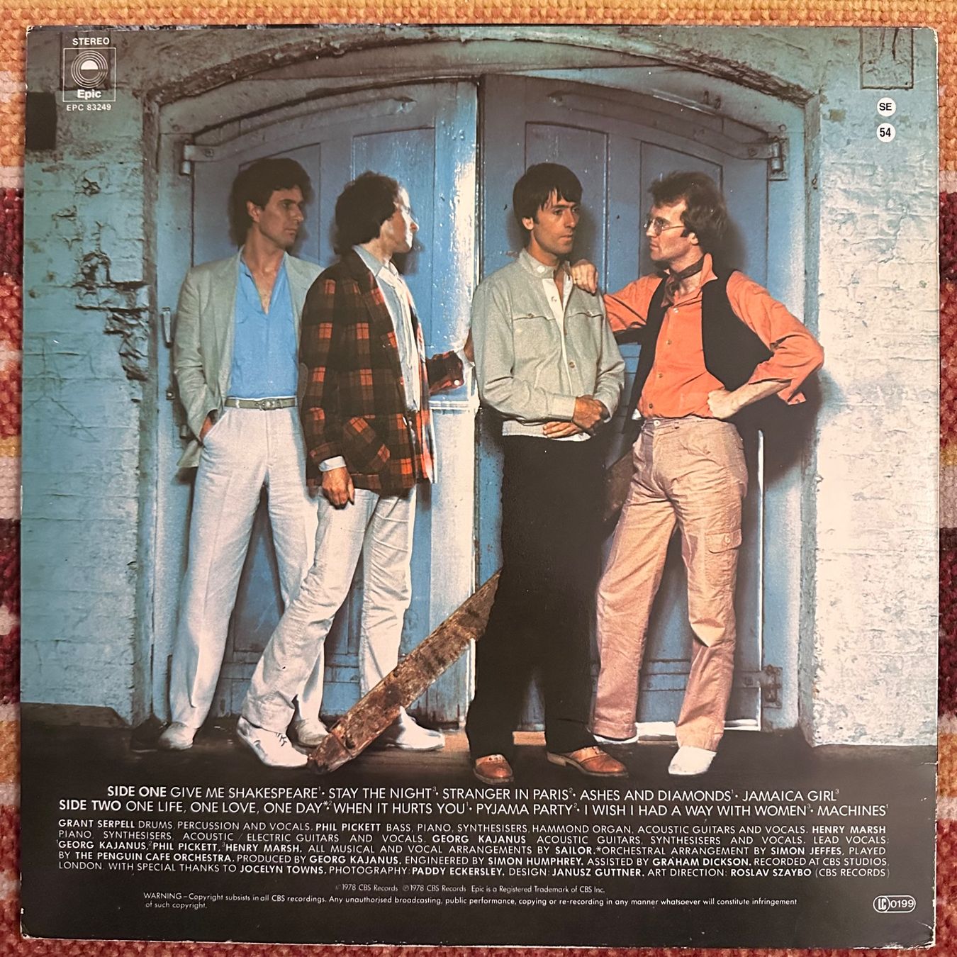 Dischi in vinile: LP - Sailor - Hideaway – Usato da Breganzona venduto da Onairda75 1