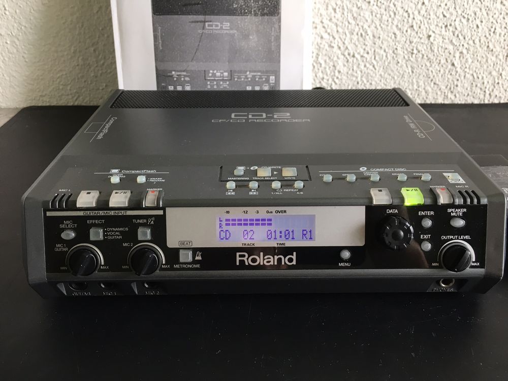 Roland CF/CD Recorder CD-2ポータブルプレーヤー
