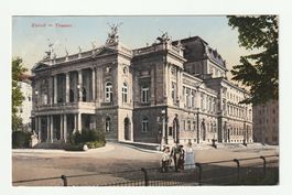 Historisches Stadttheater Zürich (Heute Opernhaus) um 1911