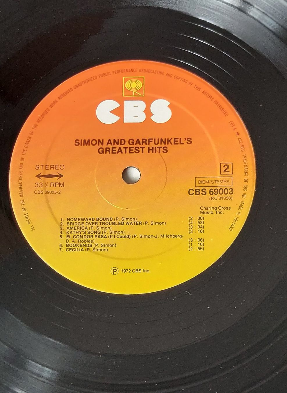 Schallplatten: LP - SIMON AND GARFUNKEL - GREATEST HITS – Gebraucht aus Steckborn von Quo7 2