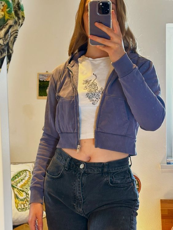 Brandy melville hotsell cropped denim jacket