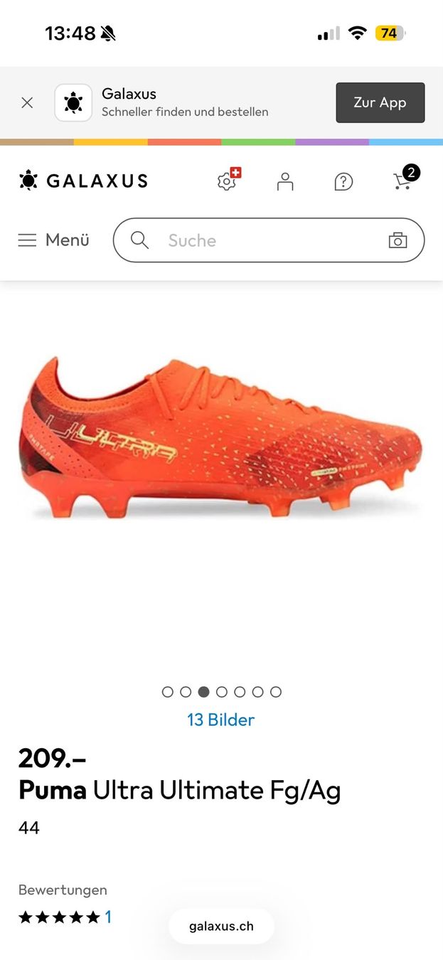 Puma Scarpe da uomo: Puma Ultra Ultimate FG/AG – Nuovo (secondo la descrizione) da Aarberg venduto da Cnika 3