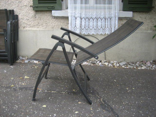 Sedie: 7 Gartenstühle braun faltbar – Usato da Winterthur venduto da pf02 4