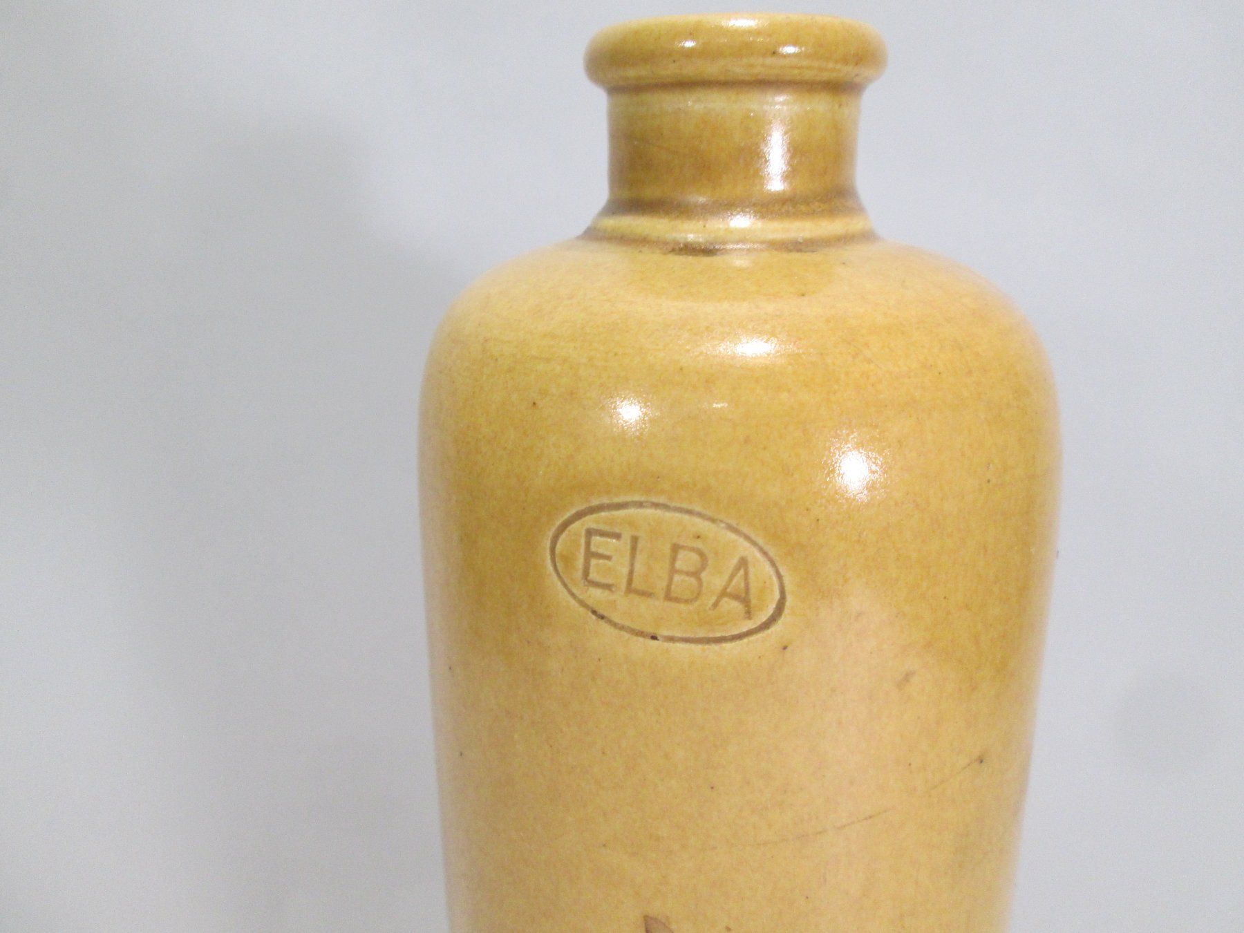 Bottiglie: antike glasierte Steingutflasche/Keramikflaschen "ELBA" – Usato da Rapperswil SG venduto da designandmore