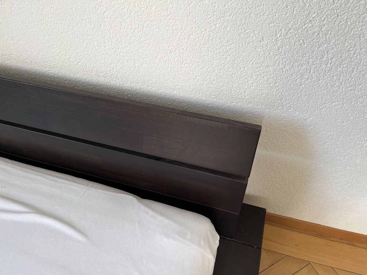 Betten: Holzbett - Schwarz – Gebraucht aus Winterthur von han_vbh9 5