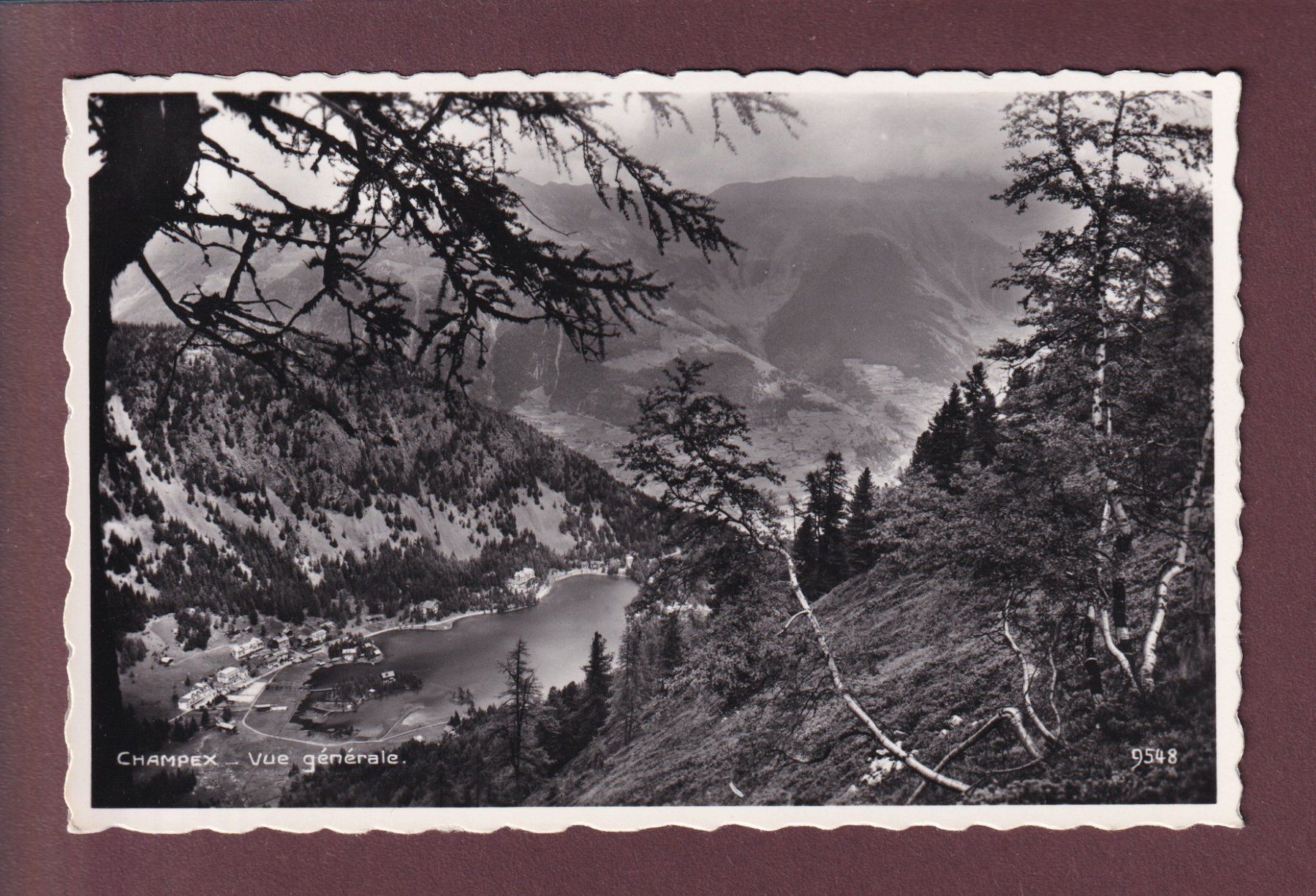 Cartes postales: CHAMPEX - Vue générale – D'occasion à Pully par nicecards