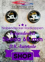 Skoda Nabendeckel Nabenkappen Radnabendeckel 65 mm