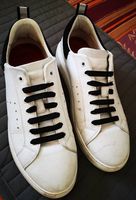 Baskets de ville en cuir blanc p.41