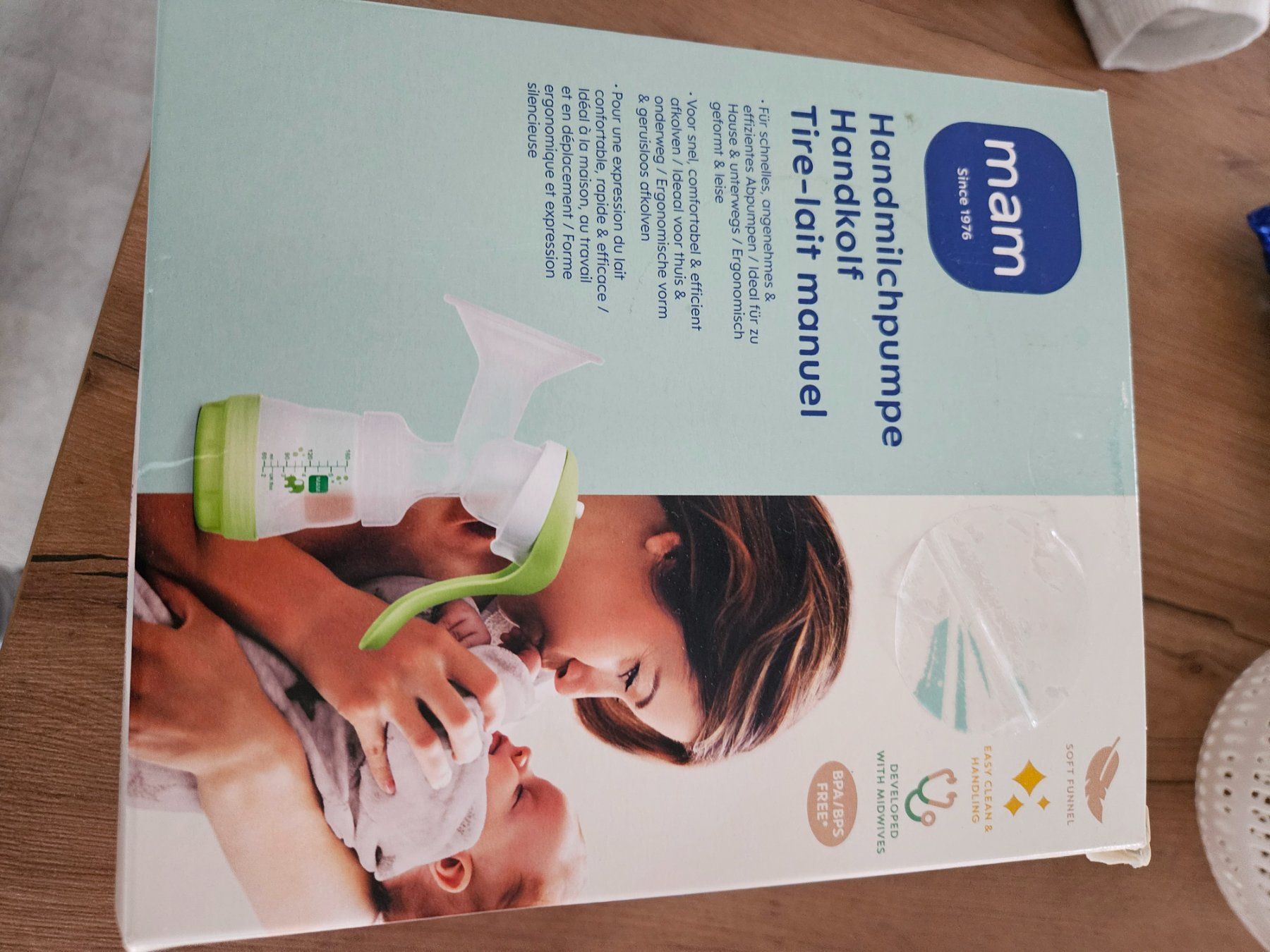 Mam Stillzubehör: Handmilchpumpe vom Mam – Neu und originalverpackt aus leuzigen von manuela031